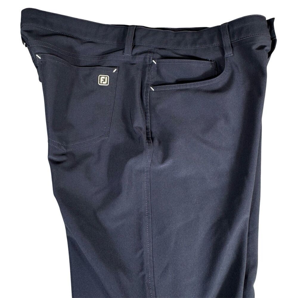 Footjoy FJ Pants Men's 36/30 Navy  Golf Chino Performance Stretch Athletic Fit
